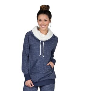 PajamaGram chalet shearling roll neck top